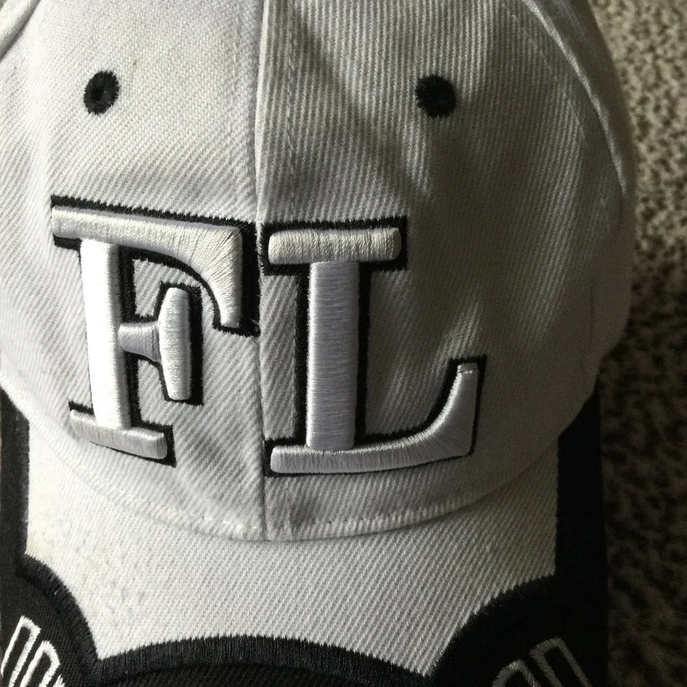 Florida Hat/Cap White/Black - Picture 4 of 5